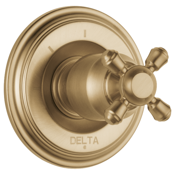 Delta Cassidy:H595 Metal Cross Handle Kit - Transfer Valve