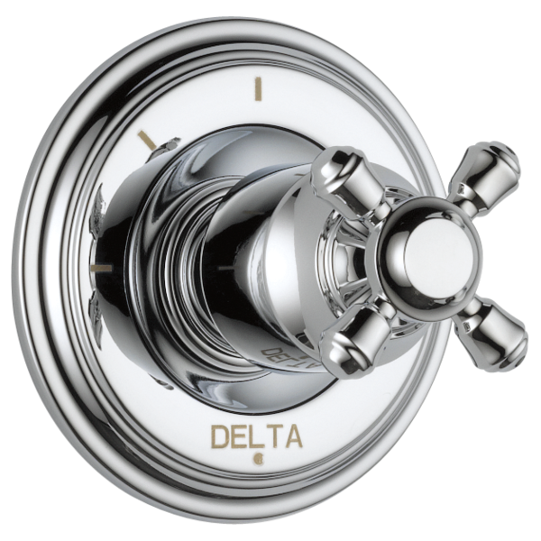 Delta Cassidy:H595 Metal Cross Handle Kit - Transfer Valve