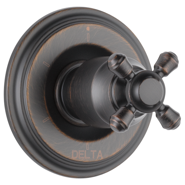 Delta Cassidy:H595 Metal Cross Handle Kit - Transfer Valve