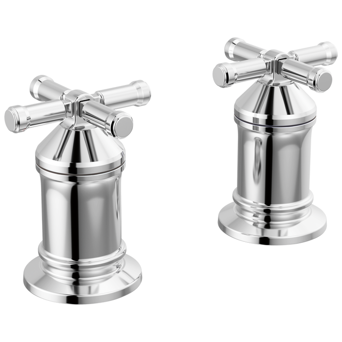 Delta Broderick H599 2 Handle Roman Tub handle Kit-Cross