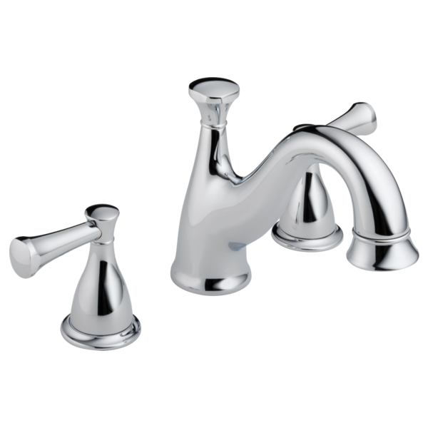 Delta Lockwood H640 Metal Lever Handle Set - Roman Tub, Chrome