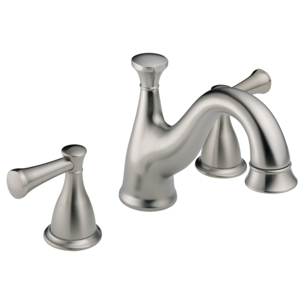 Delta Lockwood H640 Metal Lever Handle Set - Roman Tub, Stainless Steel