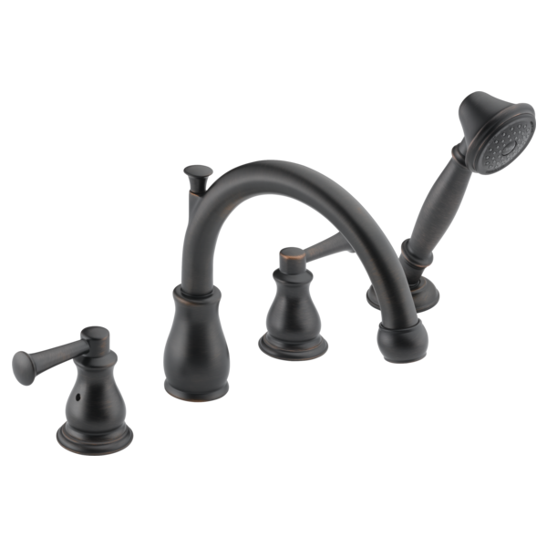 Delta Orleans:H669 Metal Lever Handle Set - Roman Tub