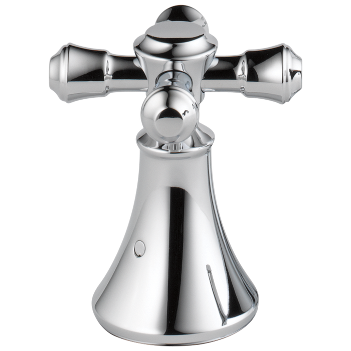 Delta Cassidy H695PN Metal Cross Handle Set - Roman Tub, Chrome