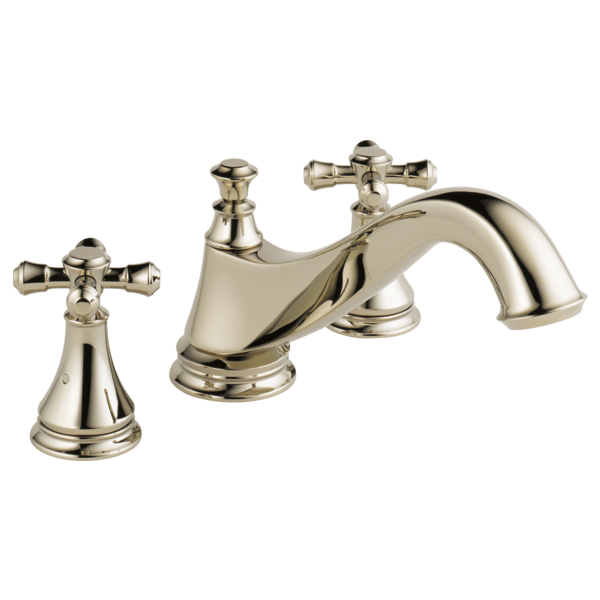 Delta Cassidy:H695 Metal Cross Handle Set - Roman Tub