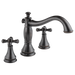Delta Cassidy:H695 Metal Cross Handle Set - Roman Tub