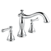 Delta Cassidy H697PN Metal Lever Handle Set - Roman Tub, Chrome