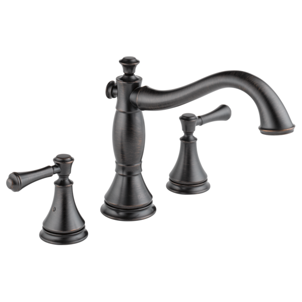 Delta Cassidy H697PN Metal Lever Handle Set - Roman Tub, Venetian Bronze