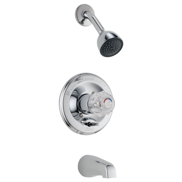 Delta:H71 Clear Knob Handle Kit - Tub & Shower
