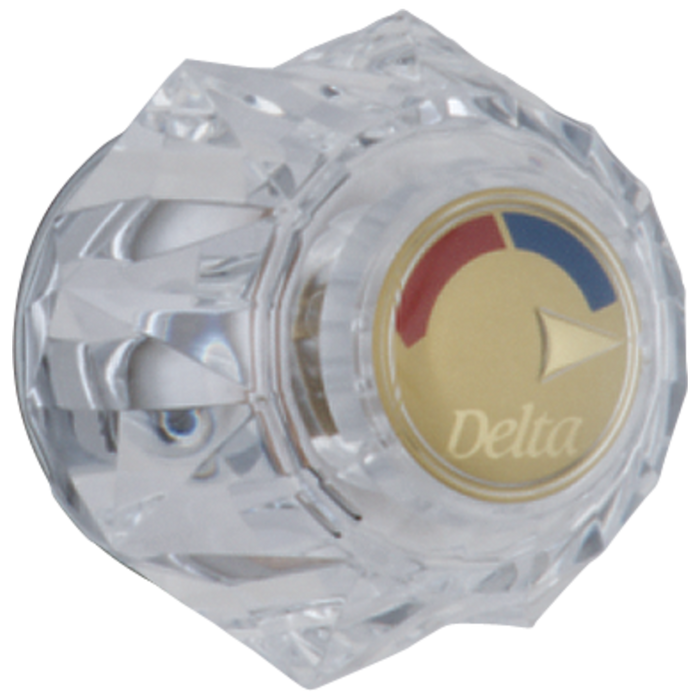 Delta:H71 Clear Knob Handle Kit - Tub & Shower