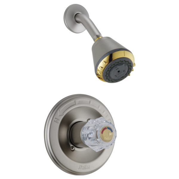 Delta:H71 Clear Knob Handle Kit - Tub & Shower