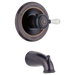 Delta Leland H777SS Porcelain Handle Kit - Tub & Shower, Venetian Bronze