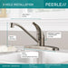 Peerless Core P110LF Single Handle Kitchen Faucet, stainless steel - view 4