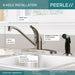 Delta Peerless Core:P115LF Single Handle Kitchen Faucet