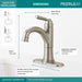 Delta Peerless Westchester:P1523LF Single-Handle Bathroom Faucet, Brushed Nickel