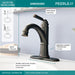 Delta Peerless Westchester:P1523LF Single-Handle Bathroom Faucet, Oil Bronze