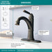 Delta Peerless Westchester:P1523LF Single-Handle Bathroom Faucet, Oil Bronze