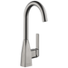 Peerless Xander P1819LF Single Handle Bar Faucet, Stainless Steel