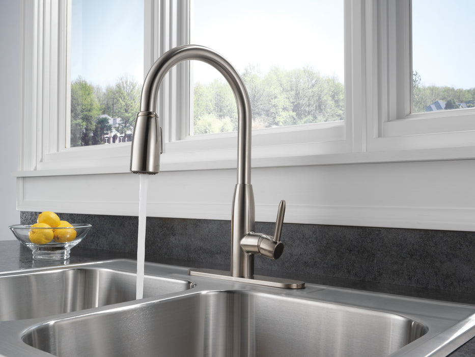 Peerless Core P188103LF Single Handle Kitchen Pull-Down, Stainless Steel
