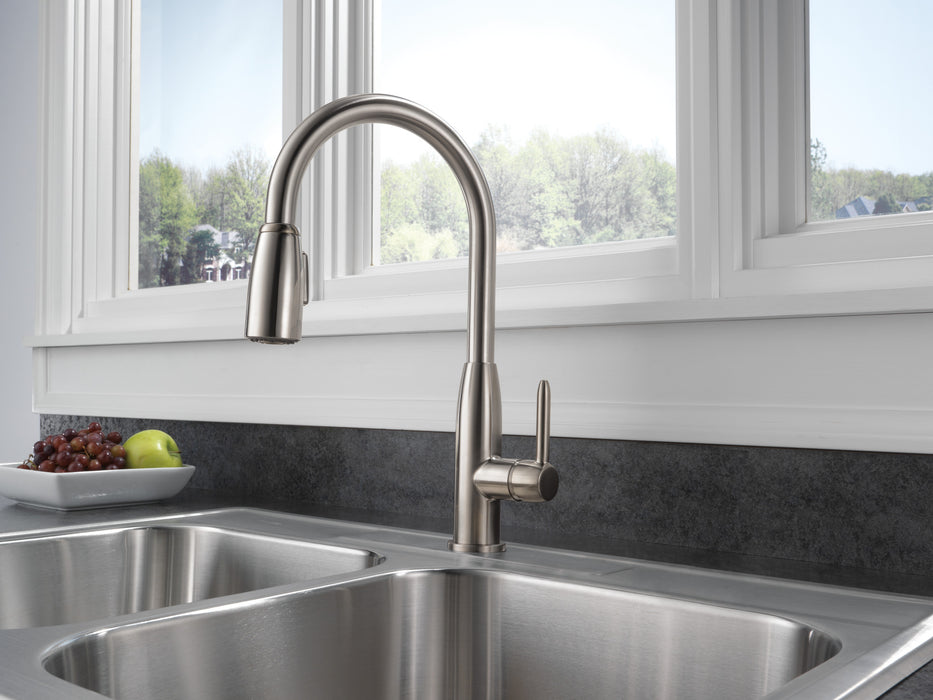 Peerless Core P188103LF Single Handle Kitchen Pull-Down, Stainless Steel