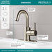 Peerless Precept P191102LF Single Handle Centerset Bathroom Faucet, brushed nickel - view 2