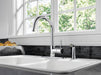 Delta Precept Single Handle Kitchen Faucet with Spray