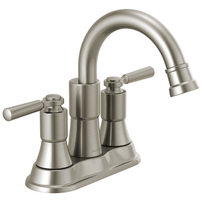 Peerless Westchester P2523LF Two-Handle Centerset Bathroom Faucet, Brushed Nickel