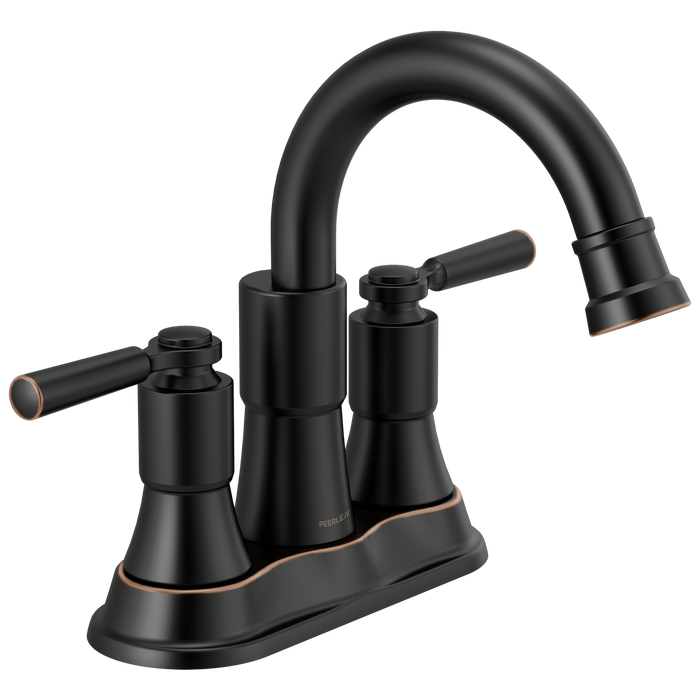 Peerless Westchester P2523LF Two-Handle Centerset Bathroom Faucet, Oil Bronze