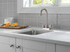 Peerless Core P288LF Two Handle Bar-Prep Faucet, Stainless Steel