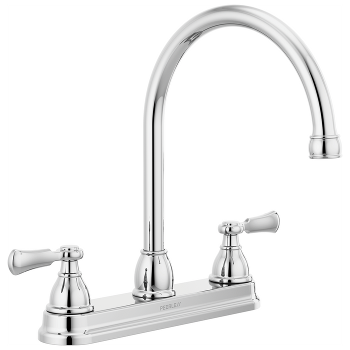 Peerless Elmhurst: Two-Handle Kitchen Faucet with Twist Aerator