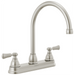 Peerless Elmhurst: Two-Handle Kitchen Faucet with Twist Aerator