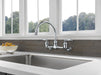 Peerless Claymore P299305LF Two Handle Wall Mounted Kitchen Faucet