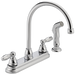 Peerless Claymore P299575LF Two Handle Kitchen Faucet, Chrome