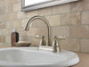Peerless Claymore P299685LF Two Handle Bathroom Faucet, Brushed Nickel