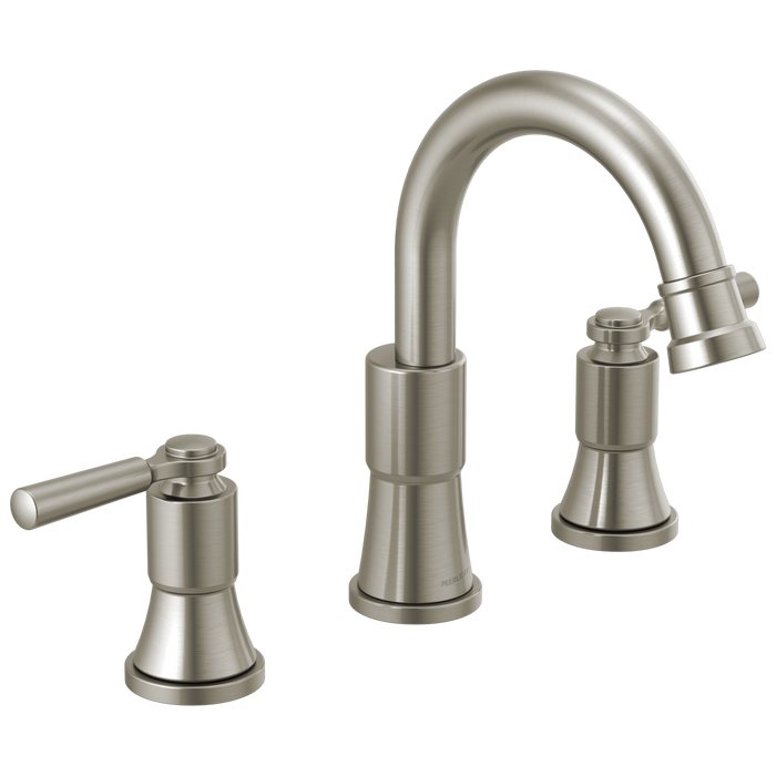 Peerless Westchester P3523LF Two-Handle Widespread Bathroom Faucet, Brushed Nickel