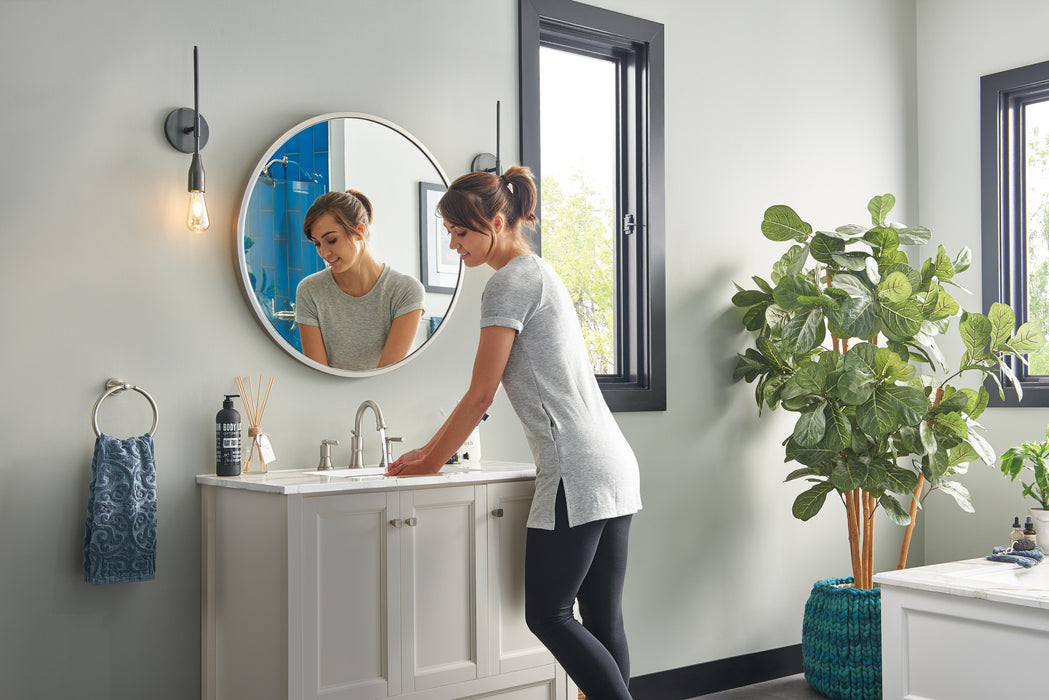 Peerless Westchester P3523LF Two-Handle Widespread Bathroom Faucet, Brushed Nickel