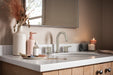 Peerless Precept P3547LF Two Handle Widespread Bath Faucet, Brushed Nickel