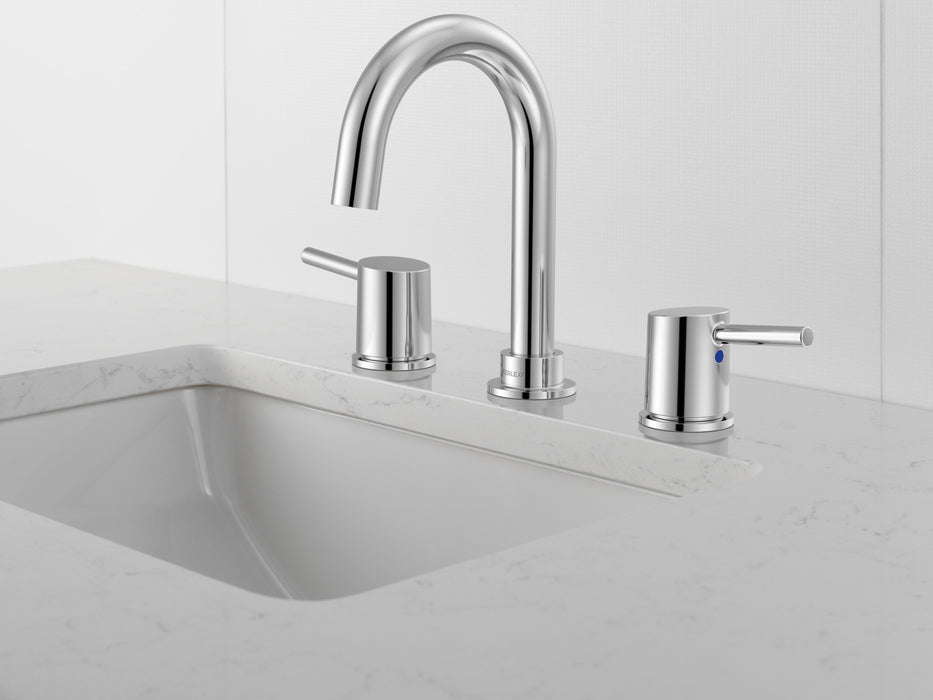 Peerless Precept P3547LF Two Handle Widespread Bath Faucet, Chrome