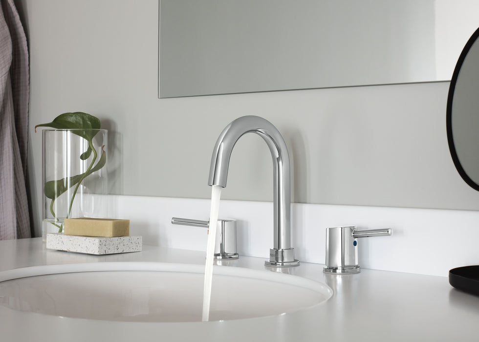 Peerless Precept P3547LF Two Handle Widespread Bath Faucet, Chrome