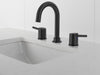 Peerless Precept P3547LF Two Handle Widespread Bath Faucet, Matte Black