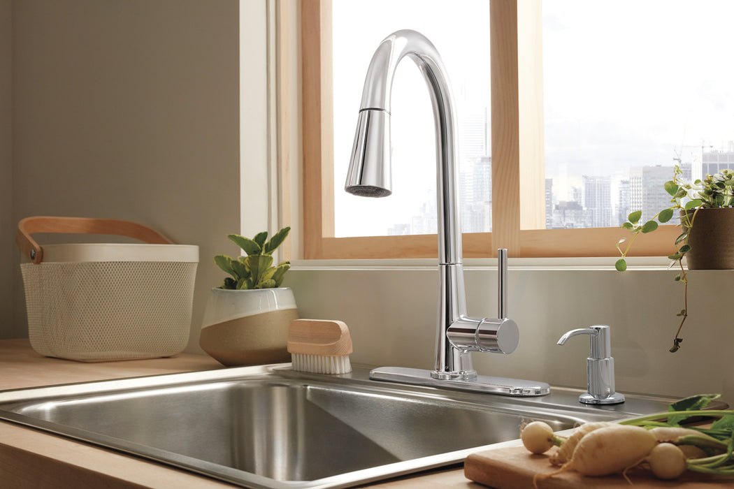 Delta Peerless Precept: Single-Handle Pull-Down Kitchen Faucet
