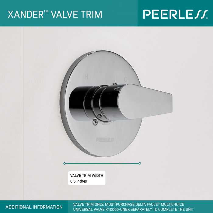 Peerless Xander PTT14019 Valve Only MultiChoice, Chrome