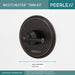 Delta Peerless Westchester:PTT14023 Valve Only Trim 1L 14S, Oil Bronze