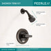 Delta Peerless Core:PTT188740 Shower Only Trim Kit