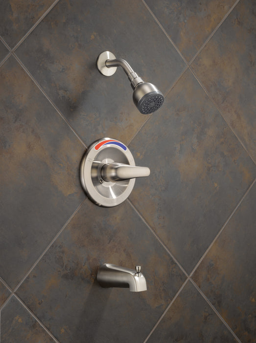 Peerless Core PTT188752 Tub and Shower Trim Kit, Brushed Nickel