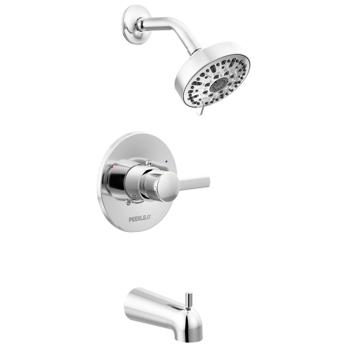 Peerless Precept PTT188792 Tub and Shower Trim Kit, Chrome