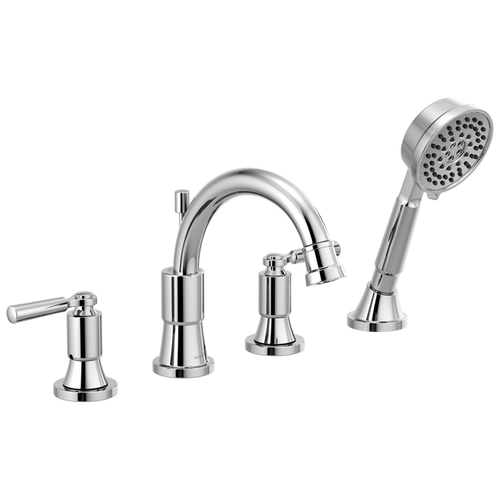 Delta Peerless Westchester:PTT4523 Roman Tub Trim Kit with Hand Shower, Chrome