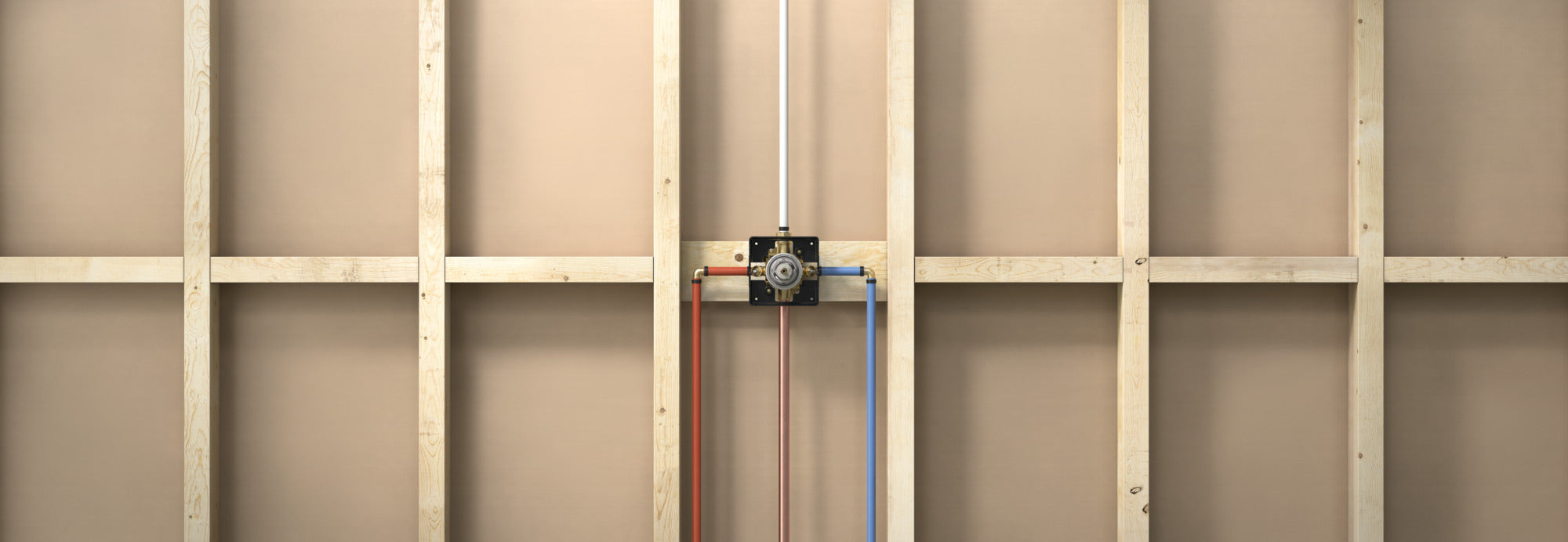 Delta R10000-UNBX Multichoice Universal Tub / Shower Rough - Universal Inlets / Outlets