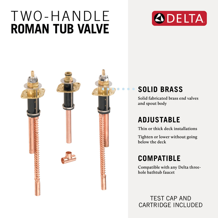 Delta:R2707 Two Handle Flexible Mount