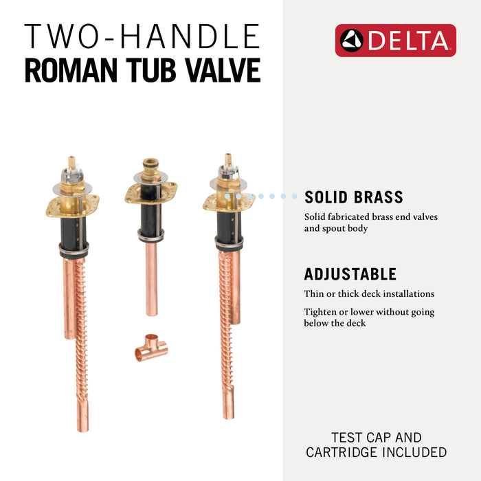 Delta:R2707 Two Handle Flexible Mount